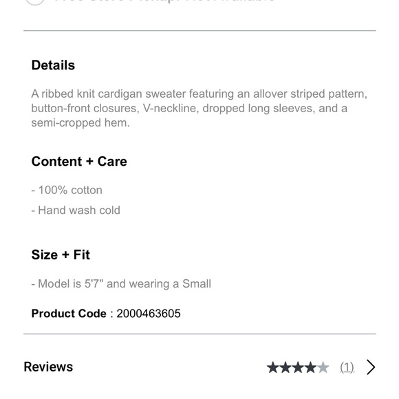 NWT forever 21 crop sweater - Picture 2 of 3